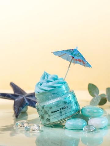 Snow Flake Whipped Cream Soap